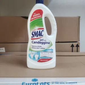 Smac - Multi-Surface Gel Cleaner with Bleach, Sanitizing and Degreasing Action, with Whitening Agents, 850 ml