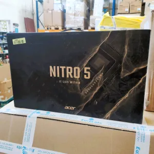 Acer Nitro 5 AN517-55-74QE 17.3 inch FHD IPS Laptop Black (Intel(R) CoreTM i7-12650H, 16GB DDR5 RAM, 512GB SSD, NVIDIA(R) GeForce RTXTM 4060, Windows 11) - AZERTY Keyboard, Laptop Black