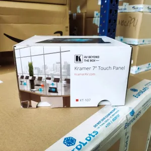 Kramer Electronics KT-107 Touch Screen Monitor 17.8 cm (7") 1280 x 800 Pixel Black Multi-touch Table