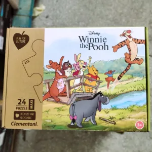 Clementoni - 20259 - Winnie The Pooh - 24 Maxi Pieces - Made In Italy - 100% Recycled Materials, Jigsaw Puzzle For Kids