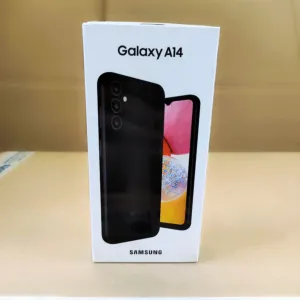 Samsung Galaxy A14 LTE Android Smartphone without Contract, 64 GB, 4 GB RAM, 6.6 Inch Dynamic AMOLED Display, 5,000 mAh Battery, Black, Mobile Phone