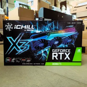 Inno3D GeForce RTX 3080 Ti iCHILL X3 Graphics Card - 12GB GDDR6X, HDMI, 3X DP, C308T3-126XX-1810VA37