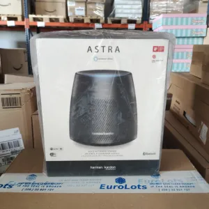 Harman Kardon Astra, Bluetooth Speaker (Amazon Alexa, WiFi Connection, Voice and Sound Commands), Optional, Black