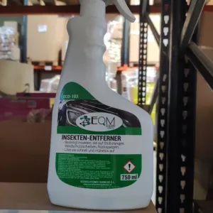 EQM SOLUCIONES QUIMICAS ECO-103 | 750 ml | Car Insect Remover | Removes Insects from Front, Windscreens and Bumpers | Dissolves them very easily | Does not harm materials