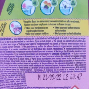 Vanish Oxi Advance - Multi Power Colour Gel - Vlekkenverwijderaar voor Witte en Gekleurde Was - 750 ml